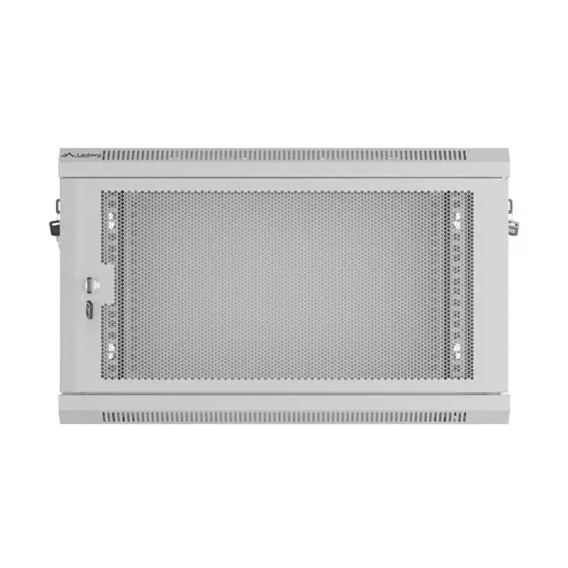 Lanberg rack cabinet 19’’ wall-mount 6U/600x450 with perforated door grey (flat pack) - Сървърни и комуникационни