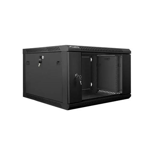 Lanberg rack cabinet 19’’ wall-mount 6U / 600x600 for self-assembly (flat pack) black - Сървърни и комуникационни