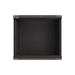 Lanberg rack cabinet 19’’ wall-mount 9U/540x350 (flat pack) with glass door black - Сървърни и комуникационни