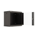 Lanberg rack cabinet 19’’ wall-mount 9U/540x350 (flat pack) with glass door black - Сървърни и комуникационни