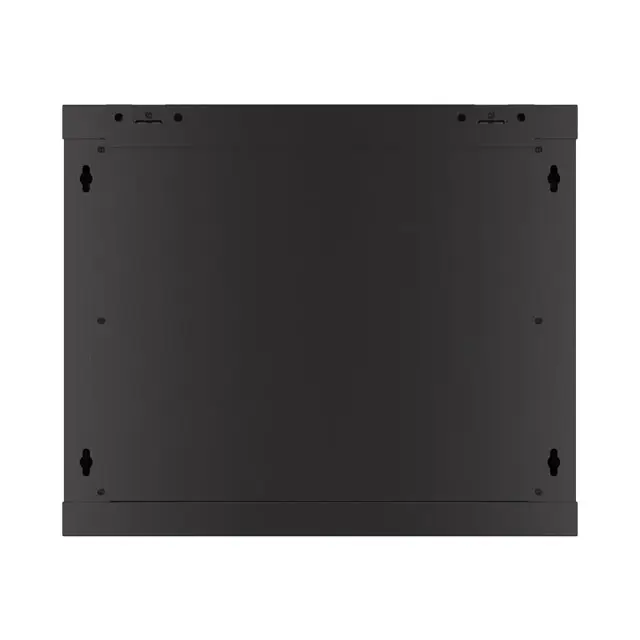 Lanberg rack cabinet 19’’ wall-mount 9U/600x450 with perforated door black (flat pack) - Сървърни и комуникационни