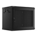 Lanberg rack cabinet 19’’ wall-mount 9U/600x450 with perforated door black (flat pack) - Сървърни и комуникационни