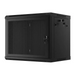Lanberg rack cabinet 19’’ wall-mount 9U/600x450 with perforated door black (flat pack) - Сървърни и комуникационни