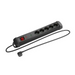 Lanberg surge protector sp1 5m 5x schuko outlets black - Разклонители<<<LANBERG сървърни шкафове и