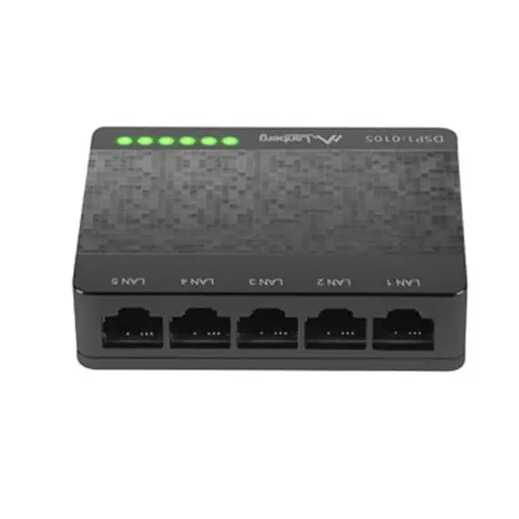 Lanberg switch DSP1-0105 5-port 100MB/s - Комутатори<<<LANBERG мрежово и инструменти<<<LANBERG<<<PolyComp&&&Компютър