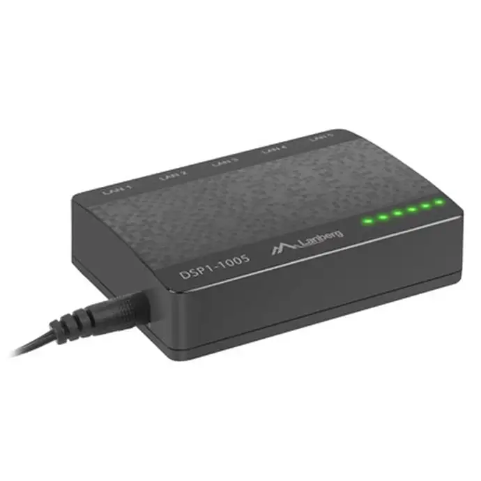 Lanberg switch DSP1-1005 5-port 1GB/s - Комутатори<<<LANBERG мрежово и