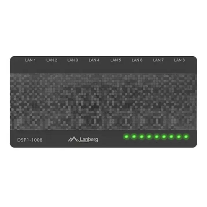 Lanberg switch DSP1-1008 8-port 1GB/s - Комутатори<<<LANBERG мрежово и инструменти<<<LANBERG<<<PolyComp&&&Компютър