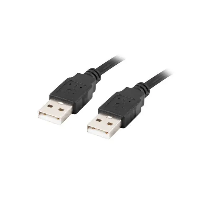 Lanberg USB-A M/M 2.0 cable 1.8m black - USB<<<LANBERG кабели<<<LANBERG<<<PolyComp&&&USB cablesKBA-USB<<<Cables