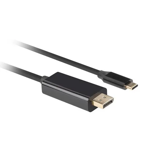 Lanberg USB-C (M) -> display port (M) cable 1.8m 4K 60Hz black - Видео<<<LANBERG кабели<<<LANBERG<<<PolyComp