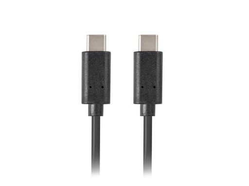 Lanberg USB-C M/M 2.0 cable 1m black - USB<<<LANBERG кабели<<<LANBERG<<<PolyComp&&&USB cablesAKG-KAB<<<GSM