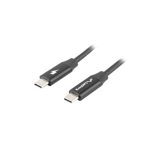Lanberg USB-C M/M 2.0 cable 1m Quick Charge 4.0 black - USB<<<LANBERG кабели<<<LANBERG<<<PolyComp&&&USB