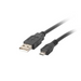 Lanberg USB MICRO-B (M) -> USB-A (M) 2.0 cable 1.8m black - USB<<<LANBERG кабели<<<LANBERG<<<PolyComp&&&USB