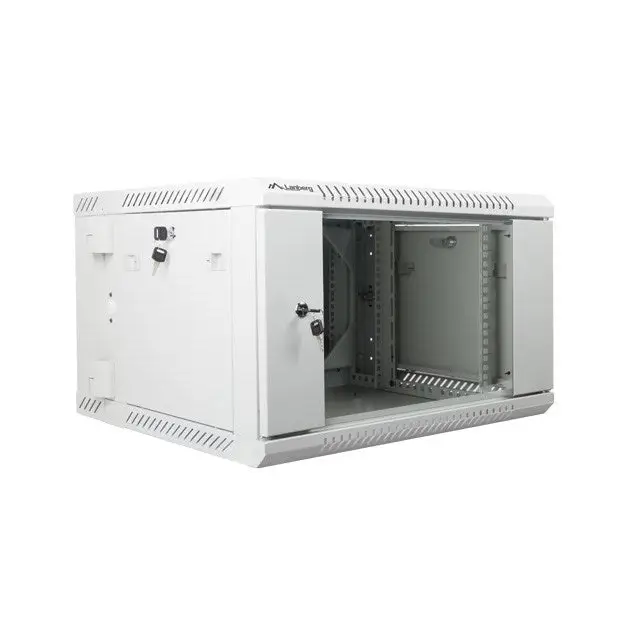 Lanberg WF02-6606-10S rack cabinet 6U Wall mounted rack Grey