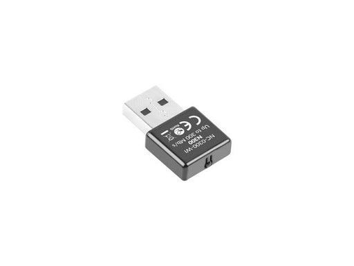 Lanberg Wireless Network Card USB NC-0300-WI N300 2x Internal Antenna - Адаптери<<<LANBERG адаптери конектори и