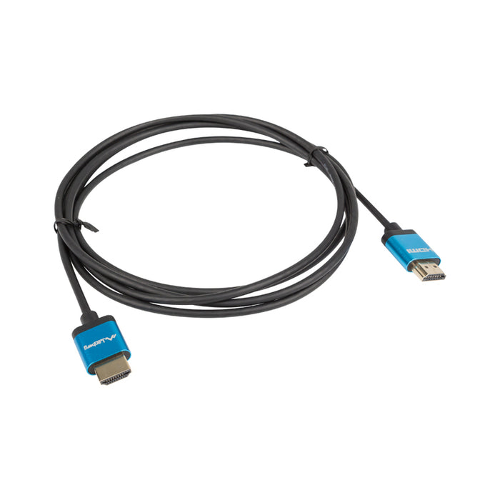 Lanberg HDMI M/M V2.0 4K cable 0.5m, slim, black