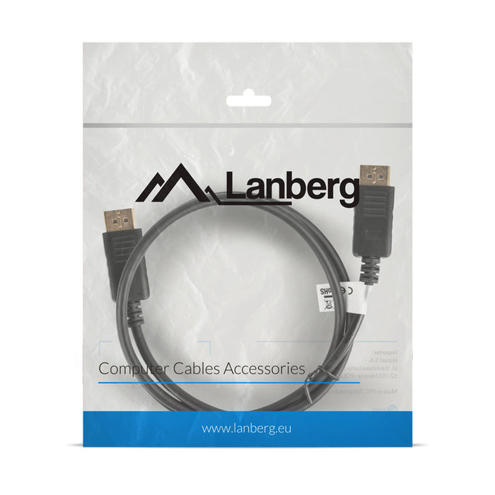 Lanberg display port M/M cable 1m 4K ,black