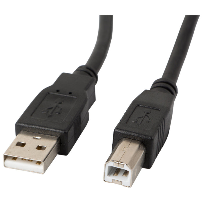 Lanberg USB-A (M) -> USB-B (M) 2.0 cable 3m, black ferrite