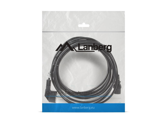 Lanberg CEE 7/7 -> IEC 320 C13 power cord 5m VDE, black