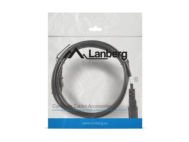 Lanberg extension power supply cable IEC 320 C13 -> C14 1.8m VDE, black