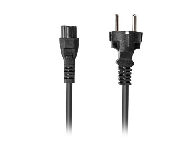 Lanberg CEE 7/7 (MICKEY) -> IEC 320 C5 power cord 1.8m VDE Straight, black