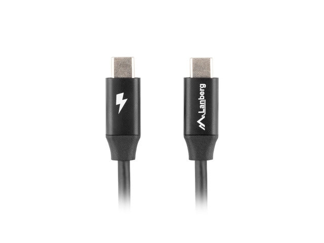 Lanberg USB-C M/M 2.0 cable 1m Quick Charge 4.0, black