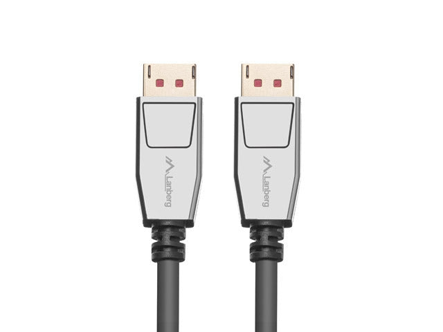 Lanberg display port M/M 20pin V1.4 1.8m 8K 60Hz, Black