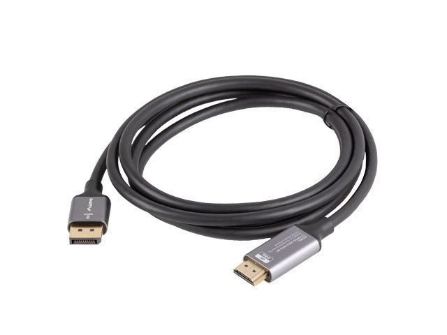 Lanberg display port (M)  -> HDMI(M) cable 1.8m, black
