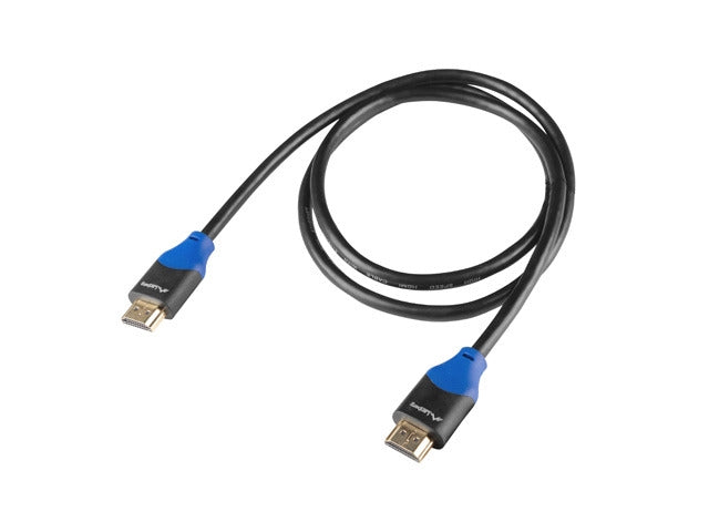 Lanberg HDMI M/M V2.0 cable 1m 4K CU box, black BOX