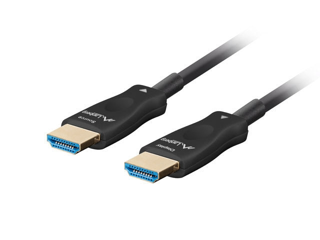 Lanberg HDMI M/M v2.1 cable 100m optical black aoc