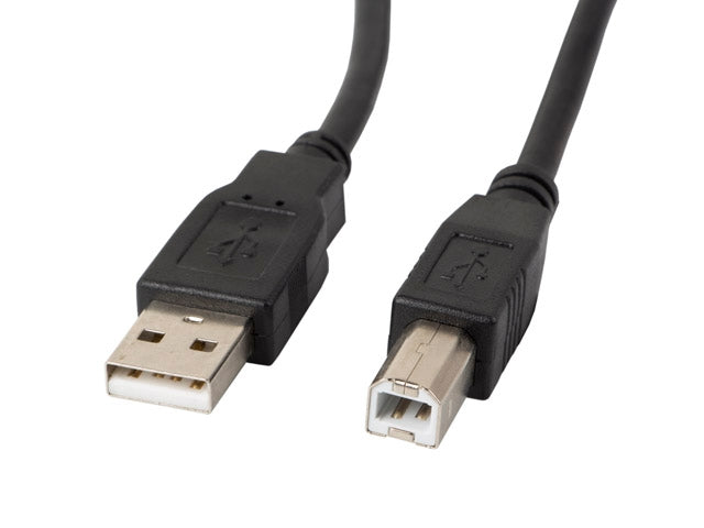 Lanberg USB-A (M) -> USB-B (M) 2.0 cable 3m, black ferrite