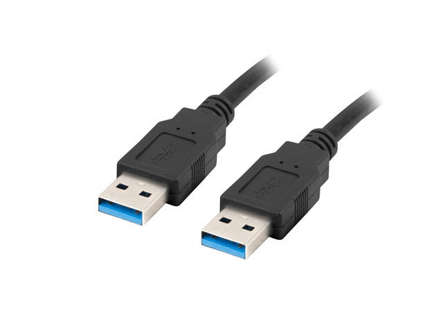 Lanberg USB-A M/M 3.0 cable 1m, black