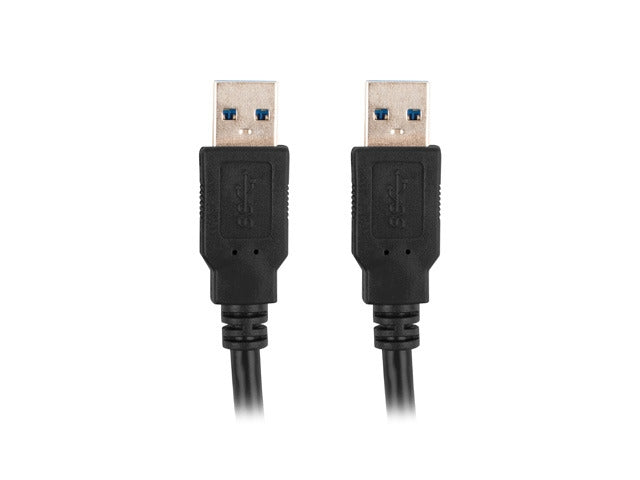 Lanberg USB-A (M) -> USB-A (M) 3.0 cable 1.8m, black