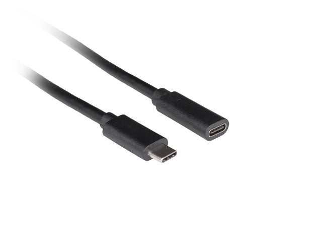 Lanberg USB-C M/F 3.1 cable 1.5m, Black