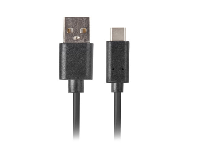 Lanberg USB-C(M) ->  USB-A (M) 2.0 cable 0.5m, black QC 3.0