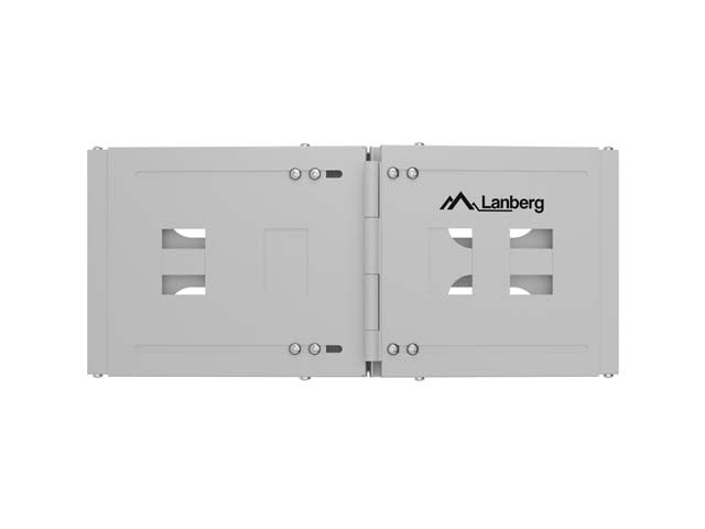 Lanberg Folding Bracket, wall-mount 19" 4U 497x400/240, Grey