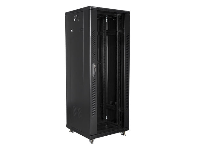 Lanberg rack cabinet 19" free-standing 32U / 600x600 self-assembly flat pack, black