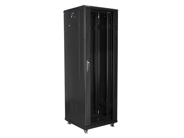 Lanberg rack cabinet 19" free-standing 37U / 600x600 self-assembly flat pack, black
