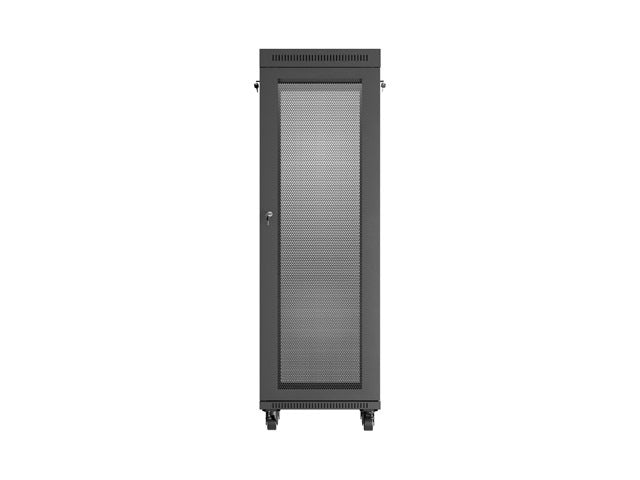 Lanberg rack cabinet 19" free-standing 37U/600X600 (FLAT PACK) with mesh door LCD black
