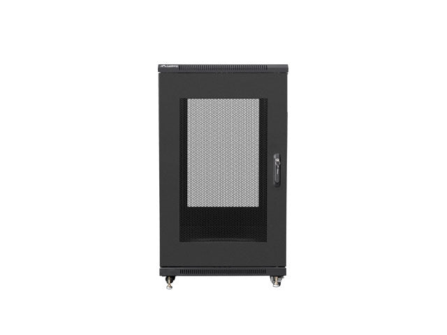 Lanberg rack cabinet 19" free-standing 22U/600x800 (flat pack) with mesh door black