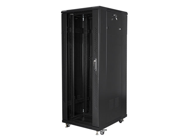 Lanberg rack cabinet 19" free-standing 32U / 600x800 self-assembly flat pack, black