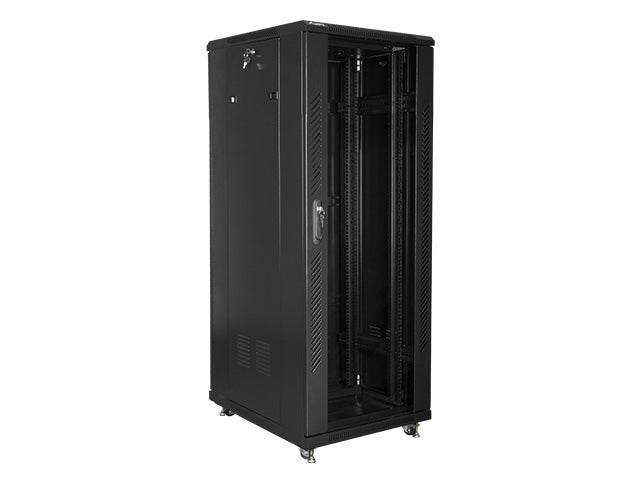 Lanberg rack cabinet 19" free-standing 32U / 600x800 self-assembly flat pack, black