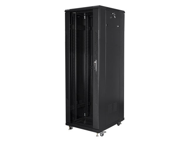 Lanberg rack cabinet 19" free-standing 37U / 600x800 self-assembly flat pack, black