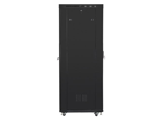Lanberg rack cabinet 19" free-standing 42U/800x1000 (flat pack) with glass door lcd black v2
