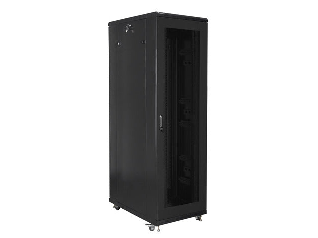 Lanberg rack cabinet 19" free-standing 42U/800x1000 (flat pack) with mesh door black