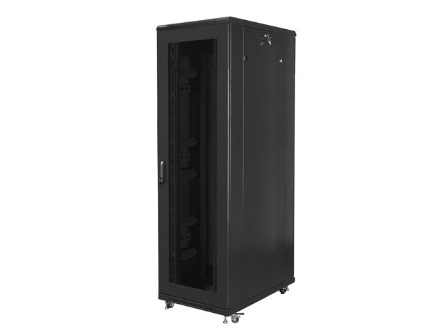 Lanberg rack cabinet 19" free-standing 42U/800x1000 (flat pack) with mesh door black