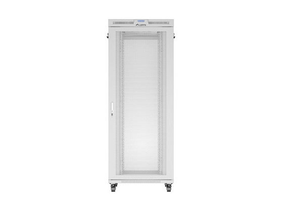 Lanberg Rack Cabinet 19" Free-Standing 42U/800X1000 (FlAT Pack) With Mesh Door LCD Grey