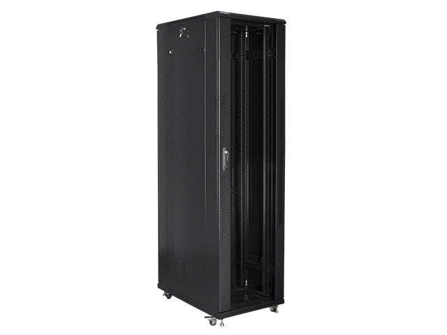 Lanberg rack cabinet 19" free-standing 47U / 800x1000 self-assembly flat pack, black