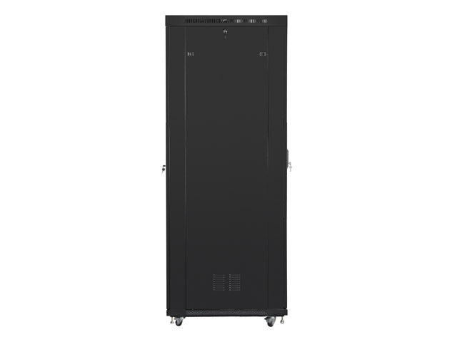 Lanberg rack cabinet 19" free-standing 47U/800x1000 (flat pack) with mesh door lcd black v2