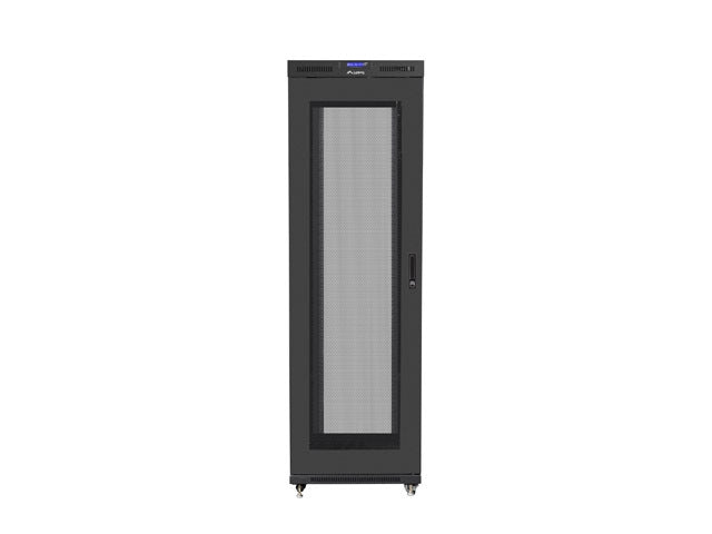 Lanberg rack cabinet 19" free-standing 42U/800x1200 (flat pack) with mesh door lcd black v2