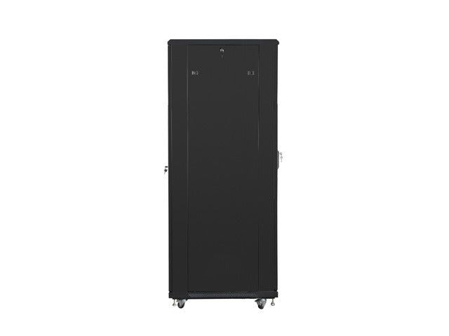 Lanberg rack cabinet 19" free-standing 42U / 800x800 self-assembly flat pack with mesh door, black